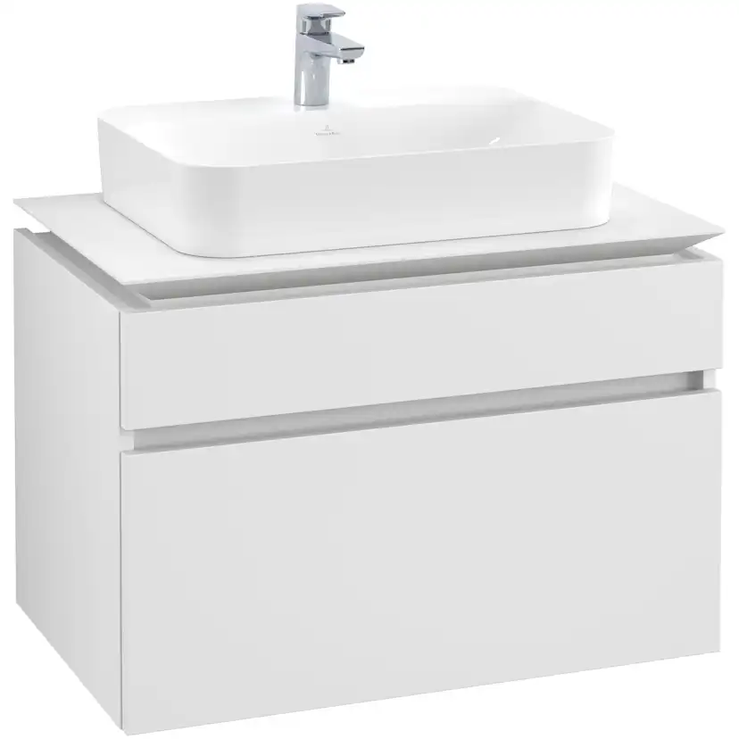 Tvättställsskåp Villeroy & Boch Legato med 2 Lådor för Ytmonterat Tvättställ från Finion & Memento