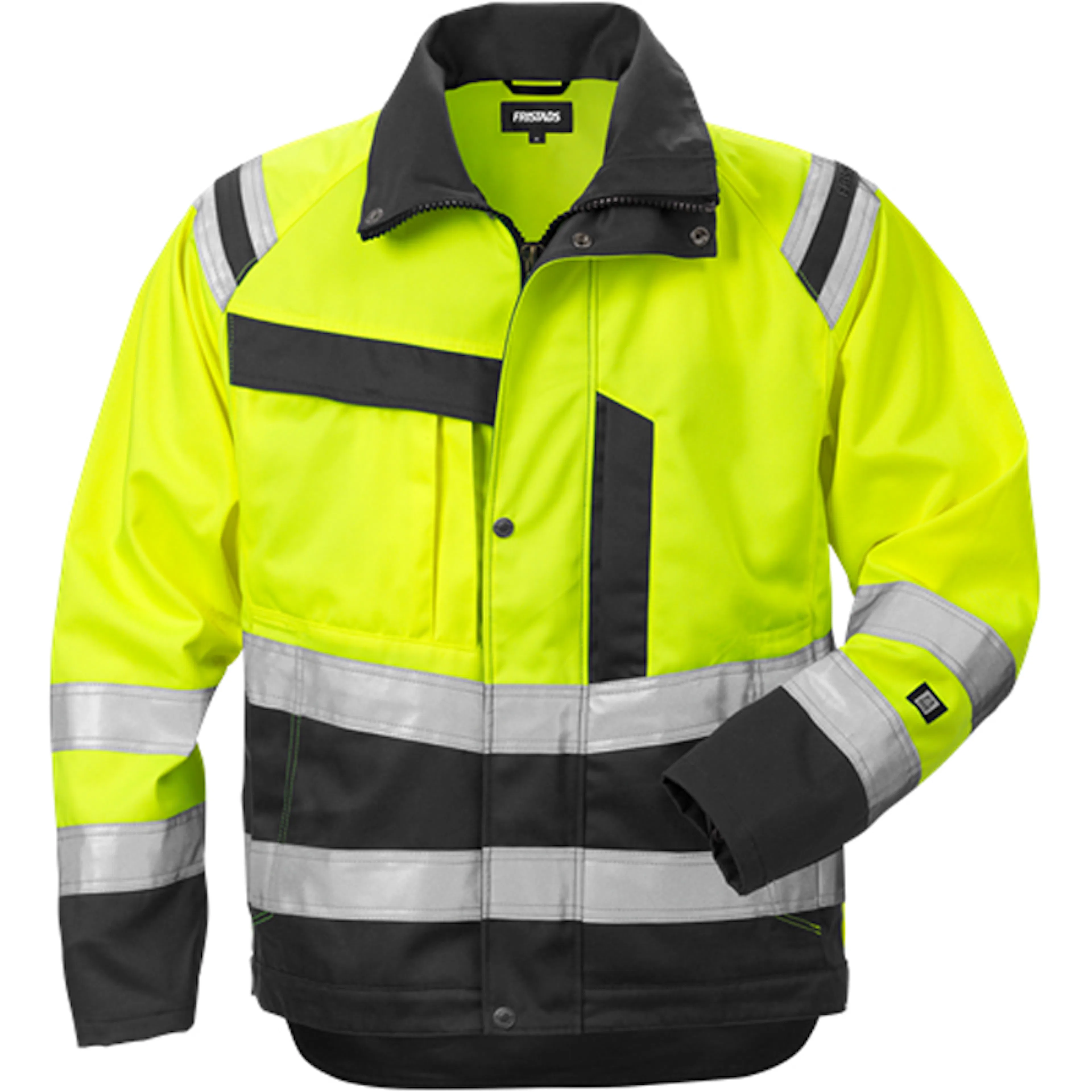 Varseljacka 4026 PLU, klass 3 Storlek: 4XL, Varselgul/Svart