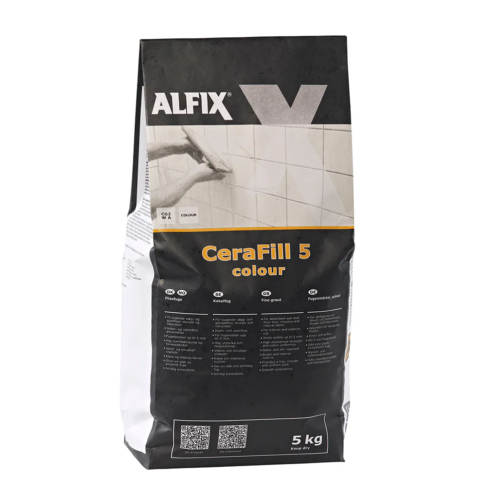 Kakelfog Colour vit 5 kg Vit