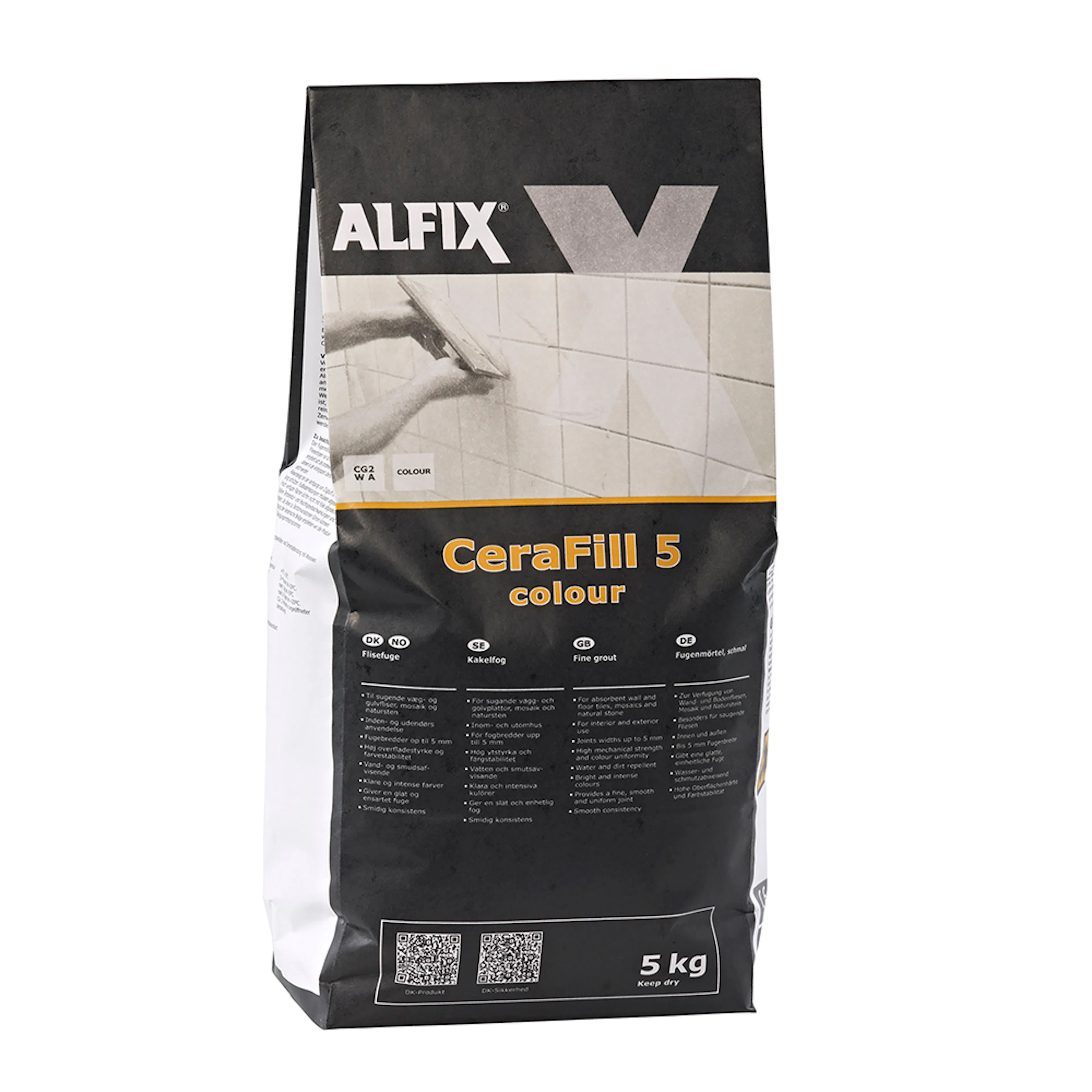 Kakelfog Colour vit 5 kg Vit