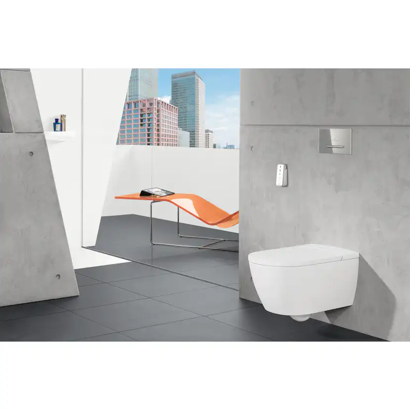 Spolknapp Villeroy & Boch ViConnect installationssystemen 92 Mattsvart