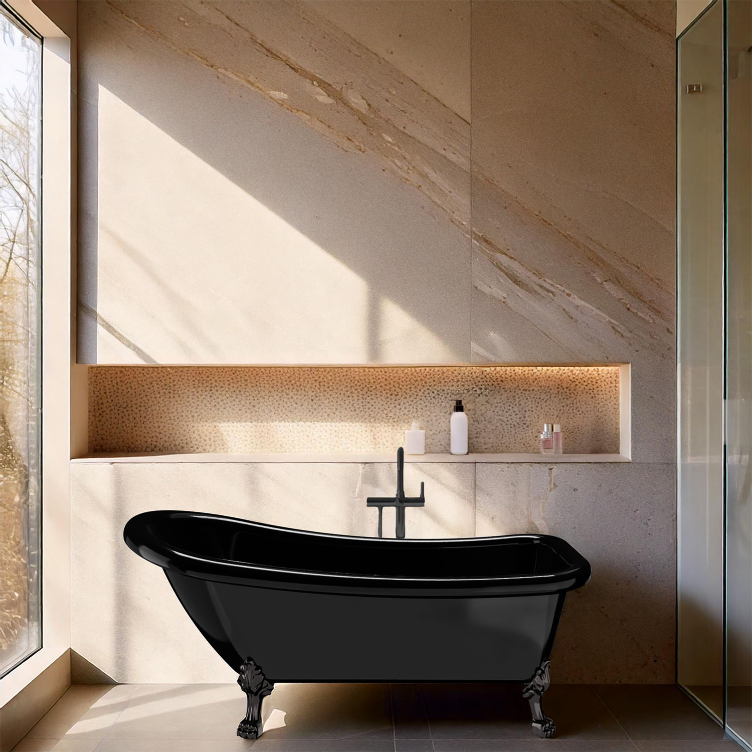 Tassbadkar Bathlife Ideal Svart