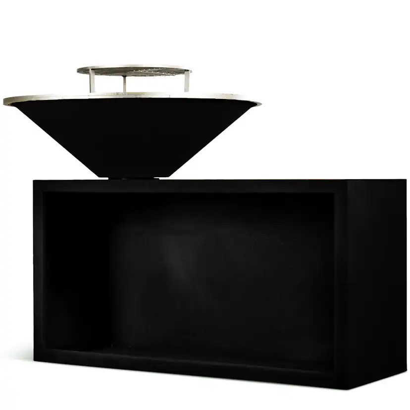 Grill Lyfco Lofsdalen Cortenstål Svart