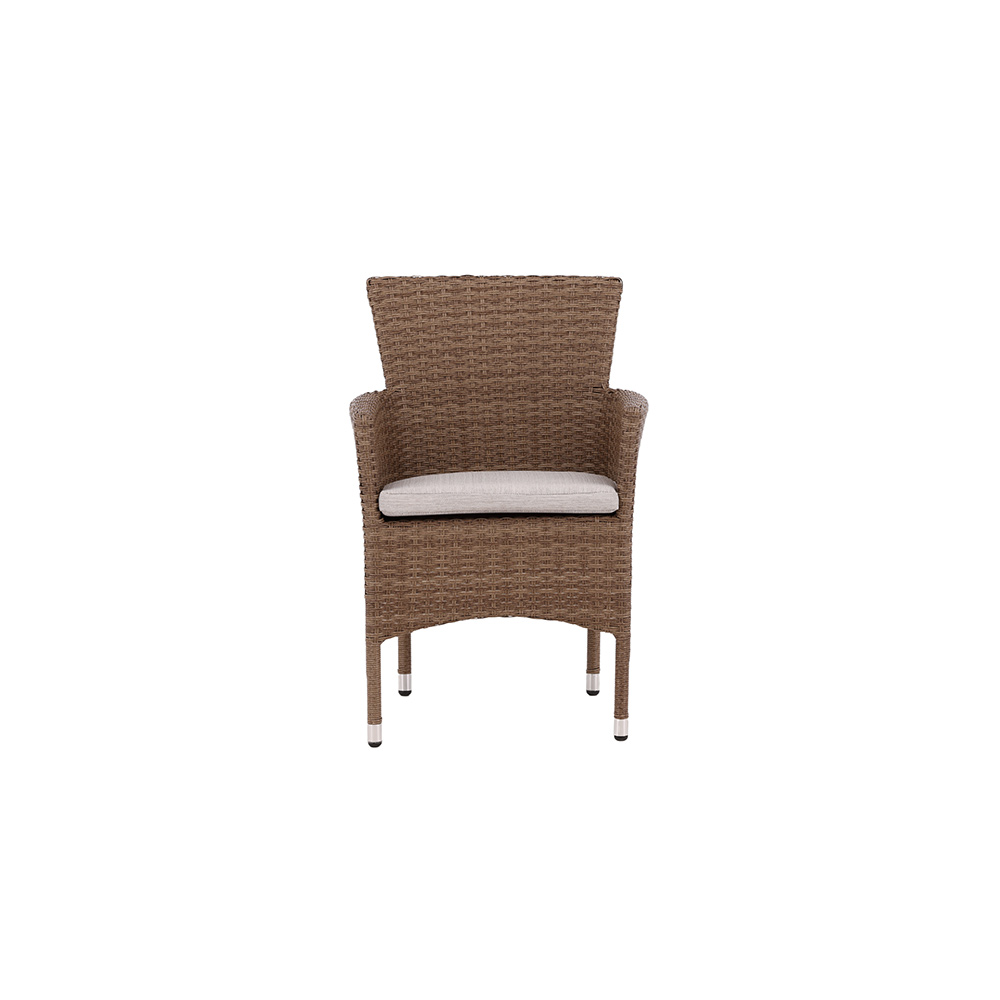 Malina Diningchair Alumnium - Nature / Wicker Natur