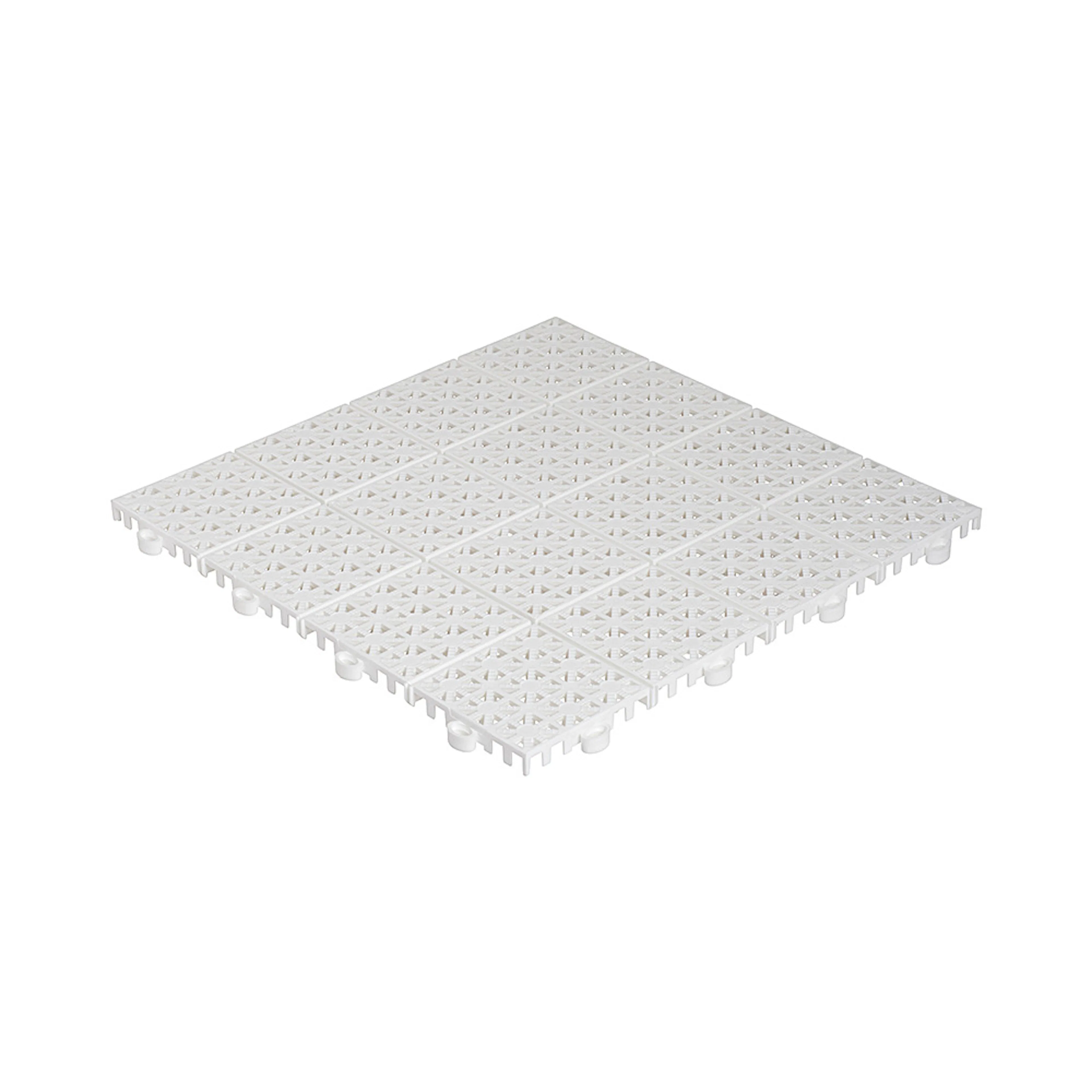 Golvplatta Hestraplattan Universa Snow White Golvtrall i Plast