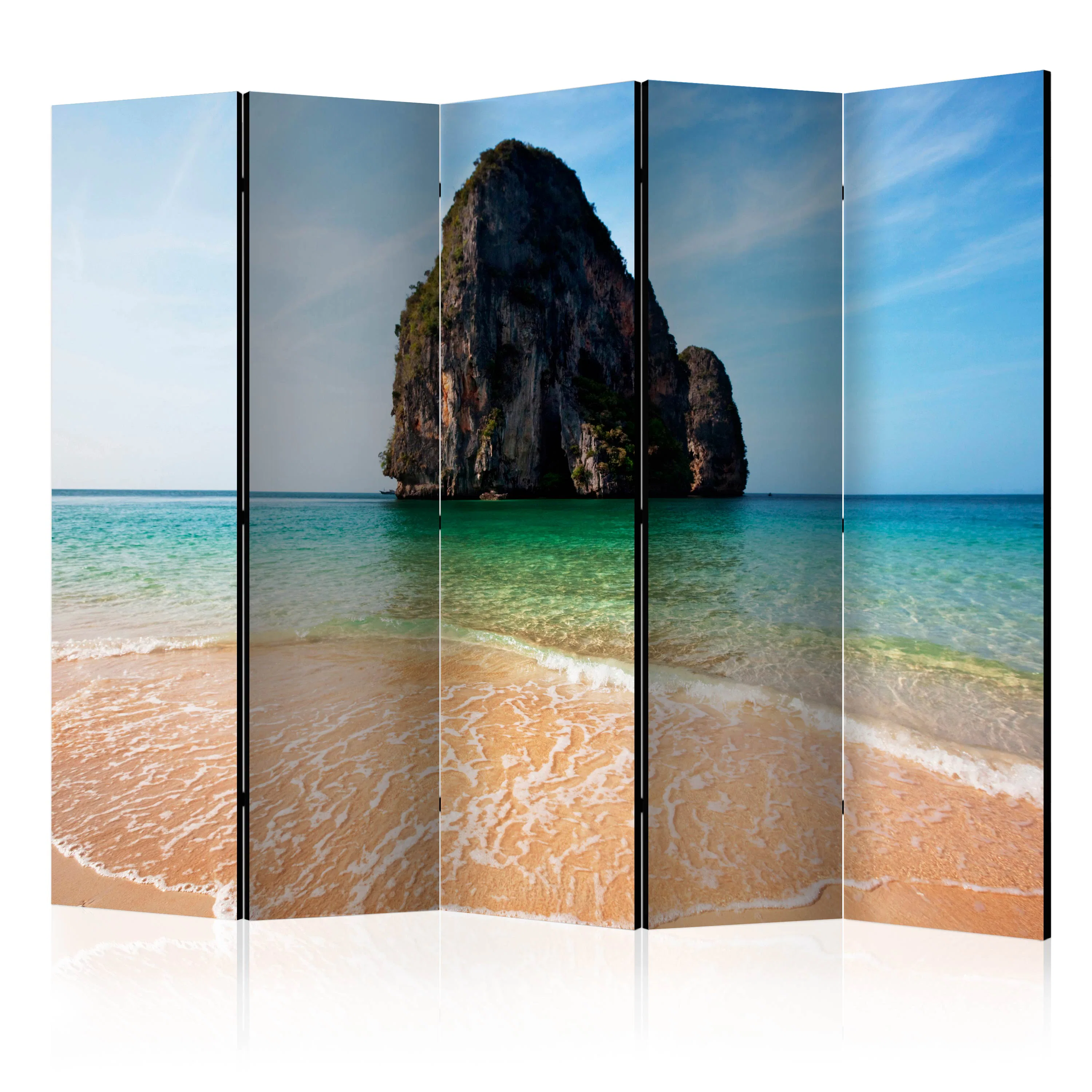 Rumsavdelare Arkiio Rock Formation by Shoreline Andaman Sea Thailand II 225x172 cm