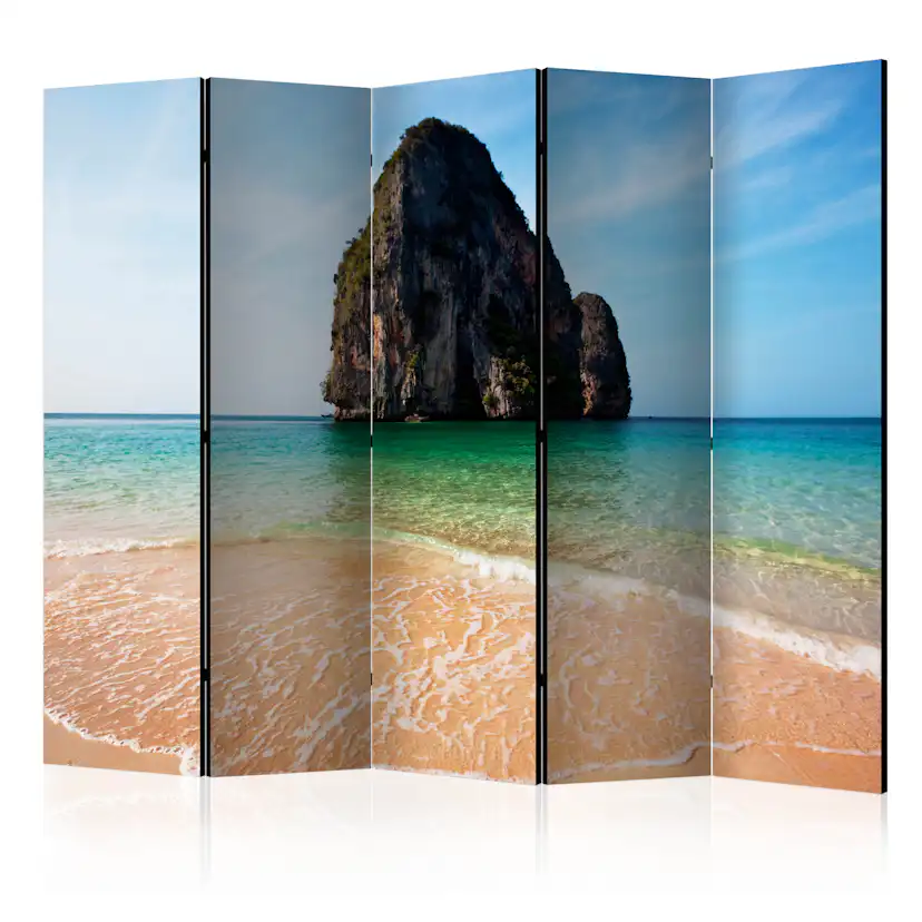 Rumsavdelare Arkiio Rock Formation by Shoreline Andaman Sea Thailand II 225x172 cm