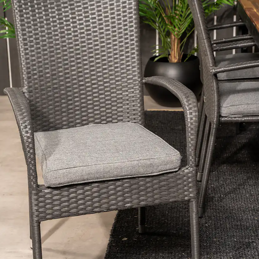 Matgrupp Venture Home Bois med 6 Anna Stolar