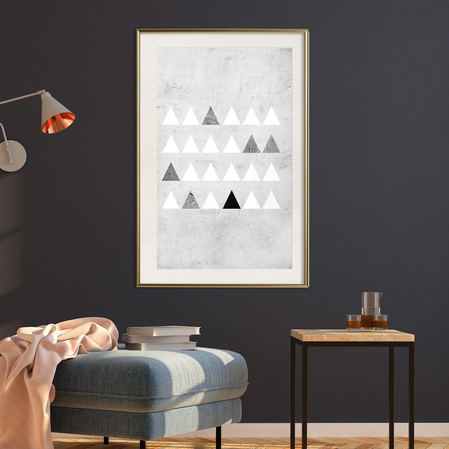 Poster Artgeist Affisch Grey Forest