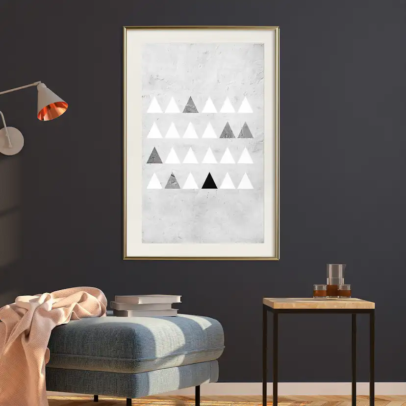 Poster Artgeist Affisch Grey Forest