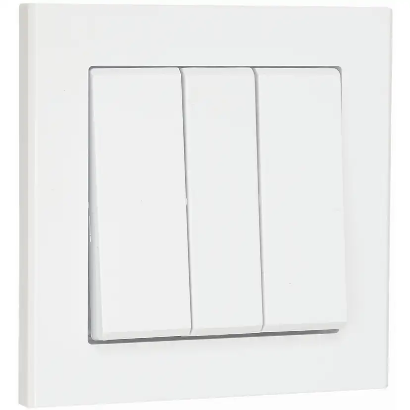 Strömbrytare Malmbergs Optima 3X1-Pol Skruvlös