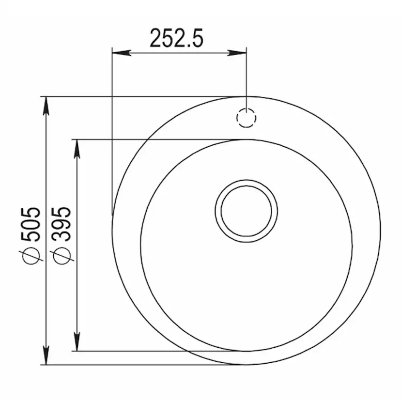 Diskho Lavabo Saturn Ø50,5