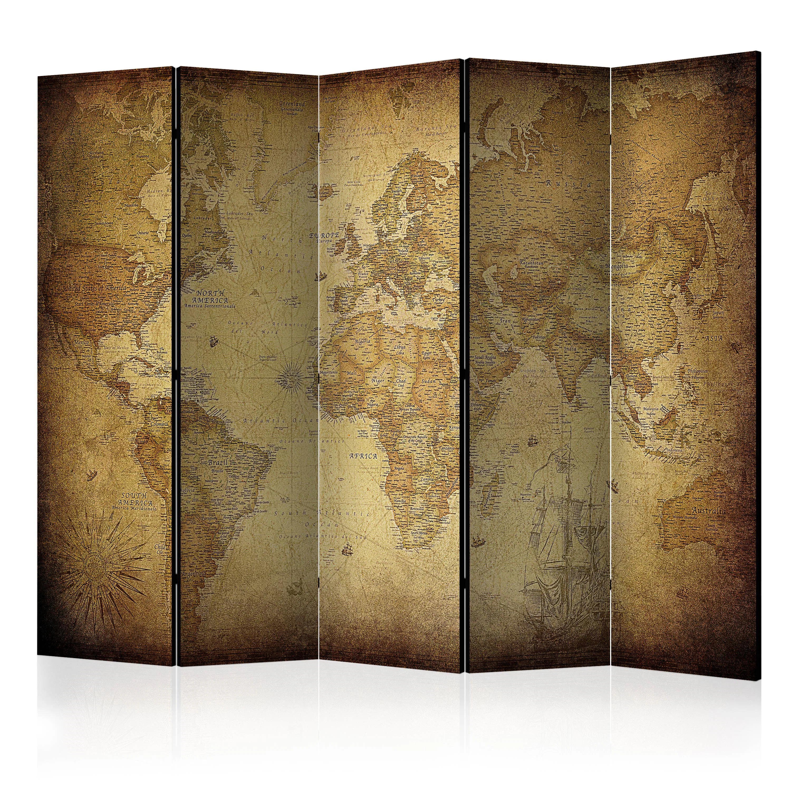 Rumsavdelare Arkiio Old Map II 225x172 cm