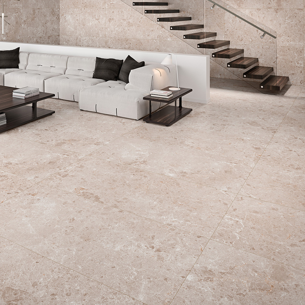 Klinker Tenfors Artic Beige Marmor Matt 60x120 cm