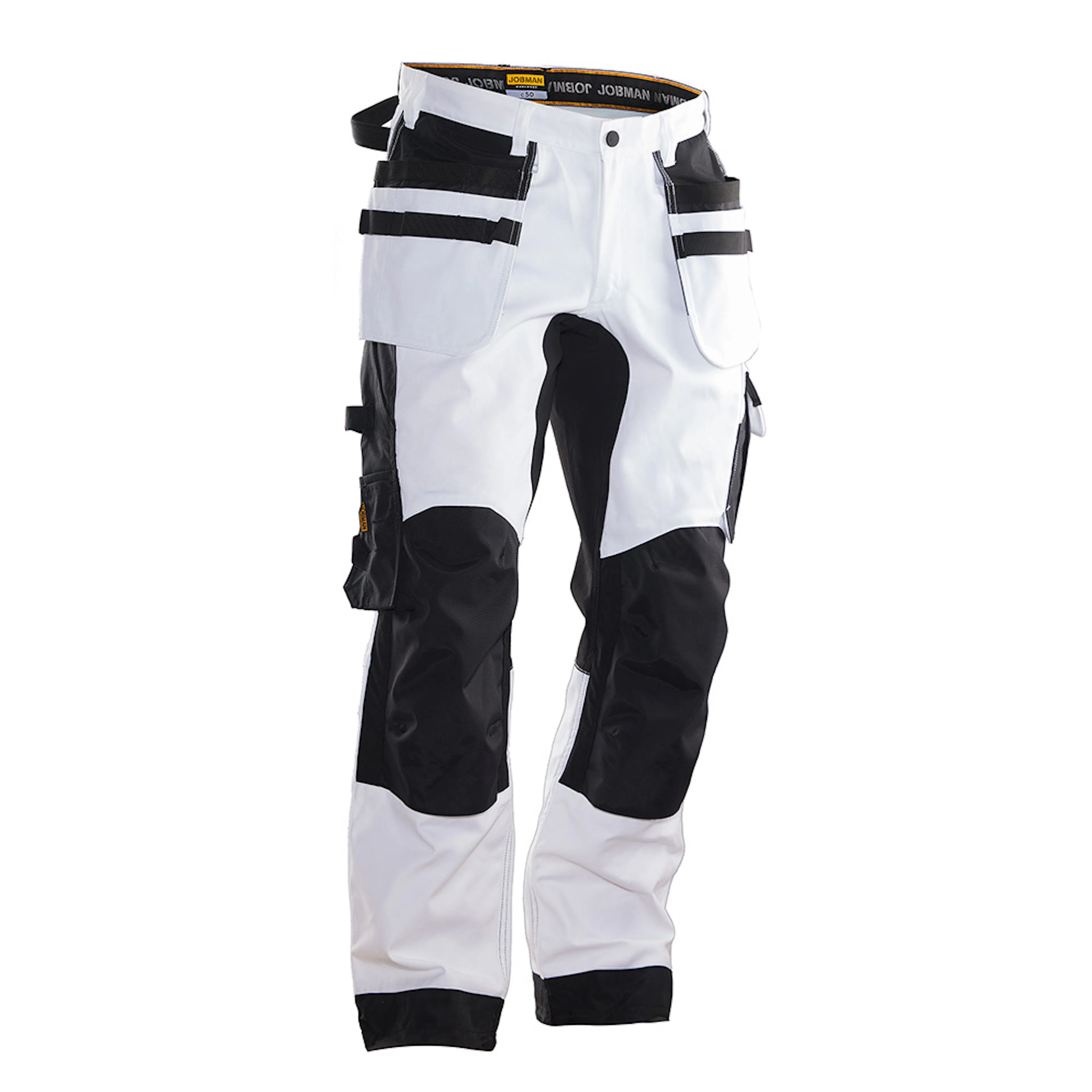 Målarbyxa Core Stretch Vit/Svart D84 Storlek: D84, Färg: Vit/Svart