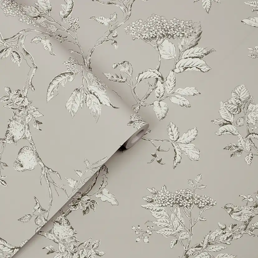 Tapet Laura Ashley Elderwood Steel