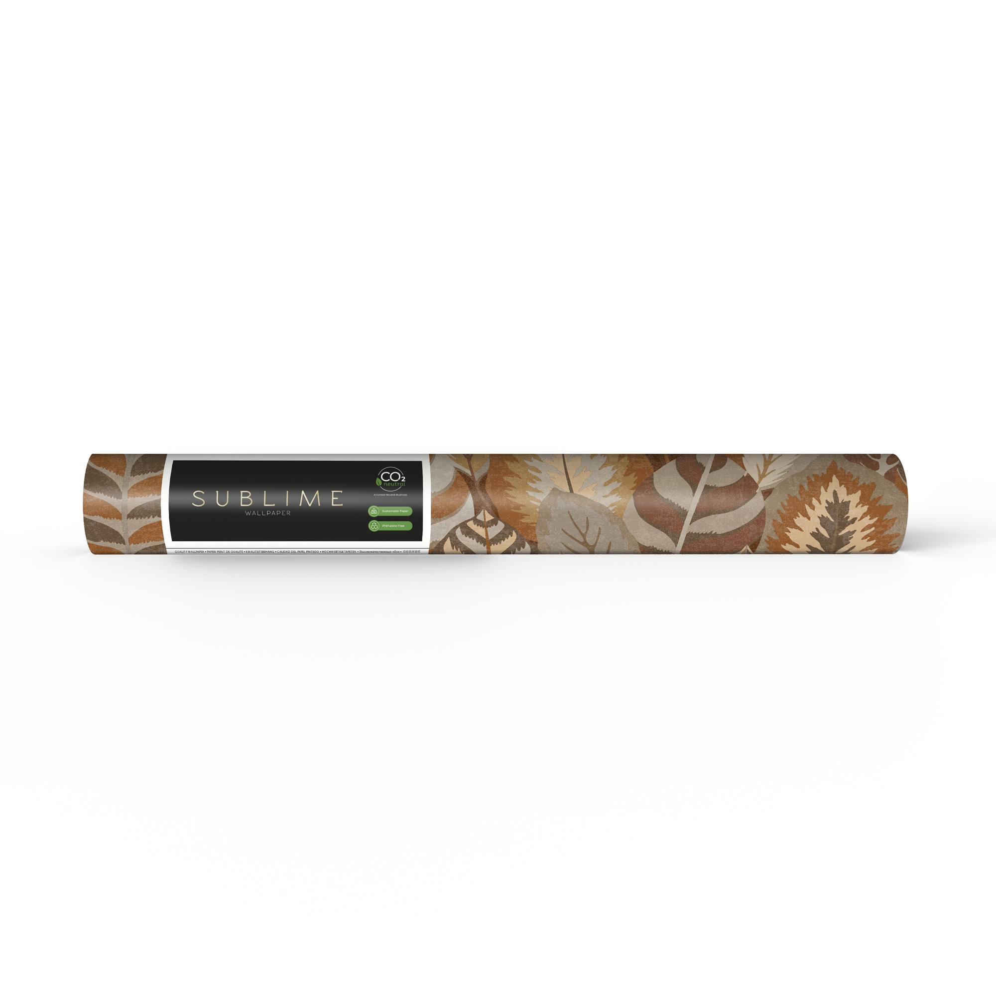 Tapet Sublime Arty Leaves Brun 121127