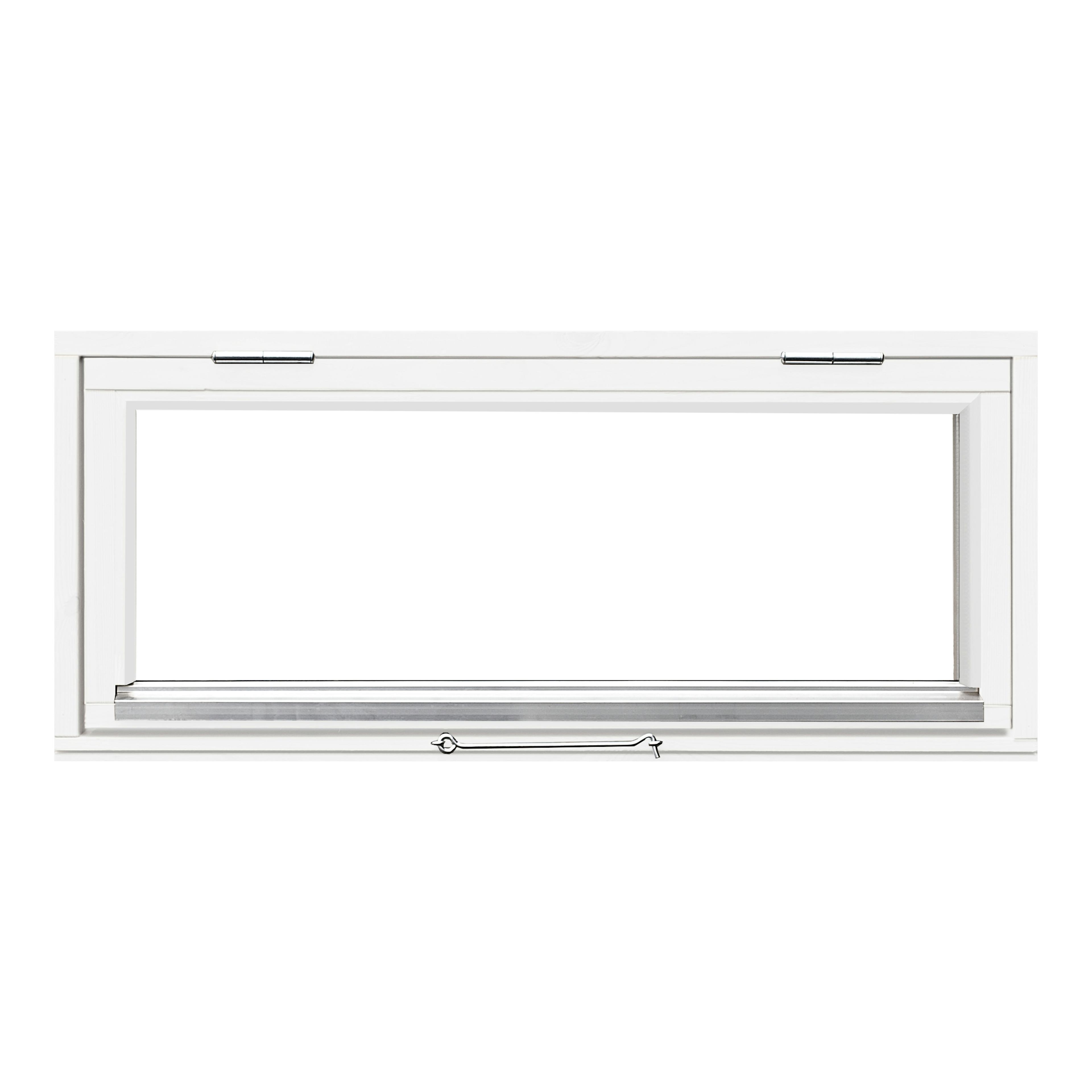 Fönster Landskap 90x40 cm Öppningsbart Vitmålat