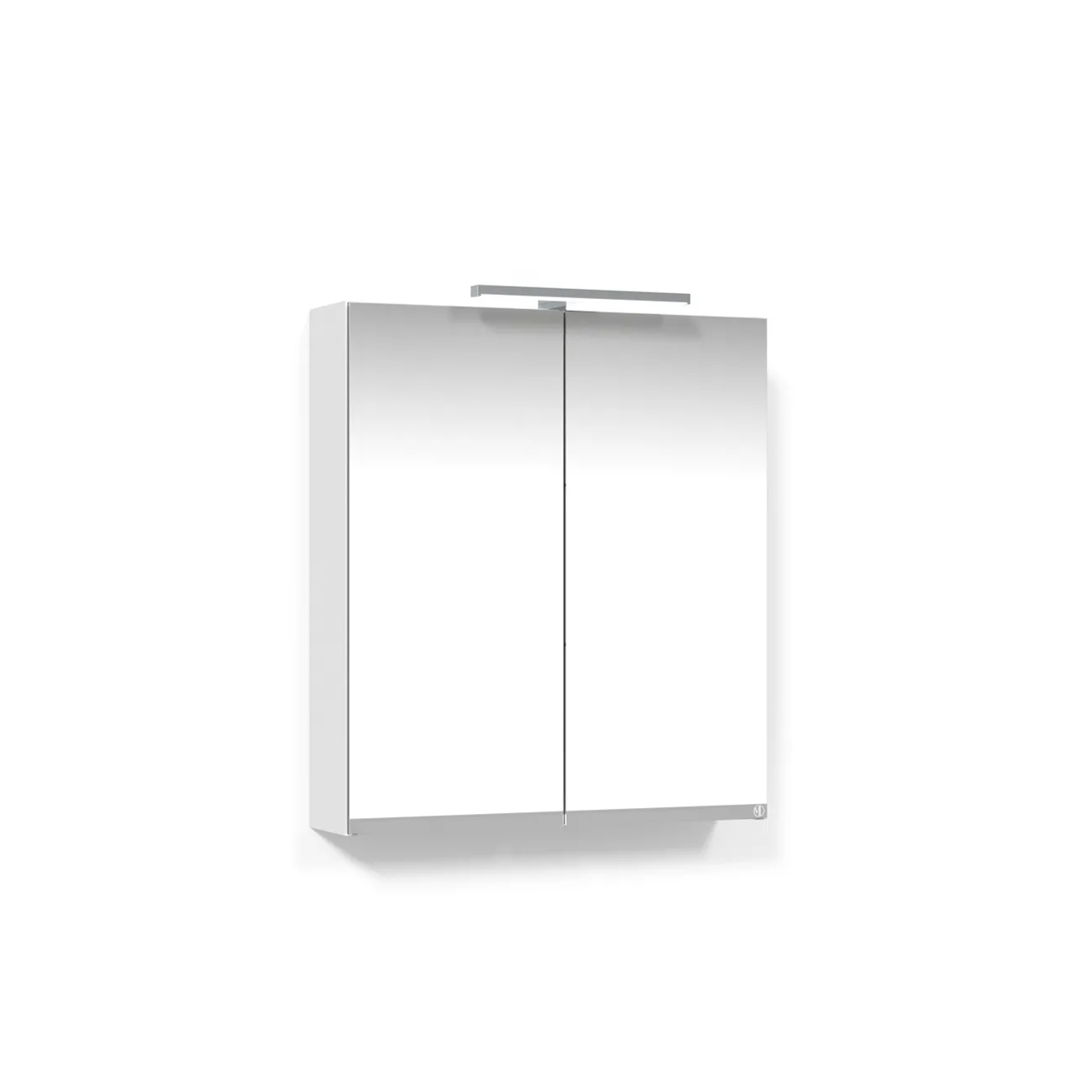 Crown Spgskp 60 Vit T.Bel Bredd: 600 mm, Vit, Dubbla luckor