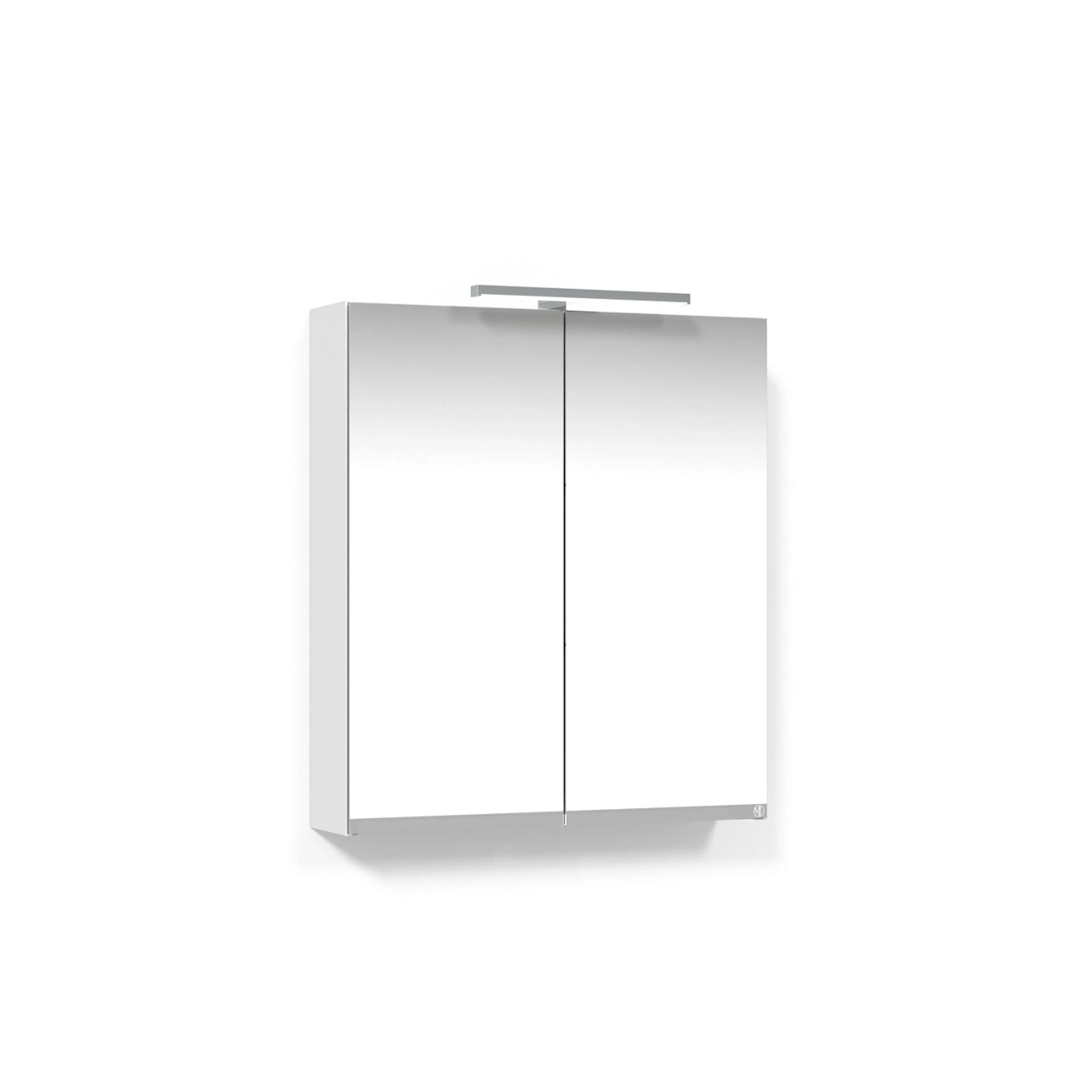 Crown Spgskp 60 Vit T.Bel Bredd: 600 mm, Vit, Dubbla luckor