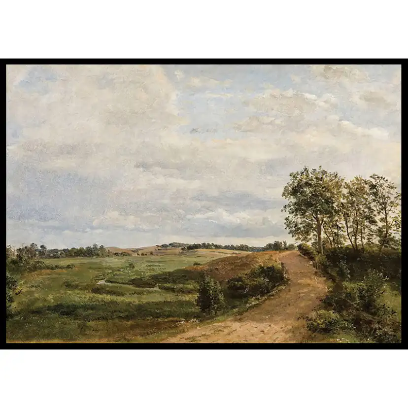 Poster Gallerix Road Across The Hills By Dankvart Dreyer