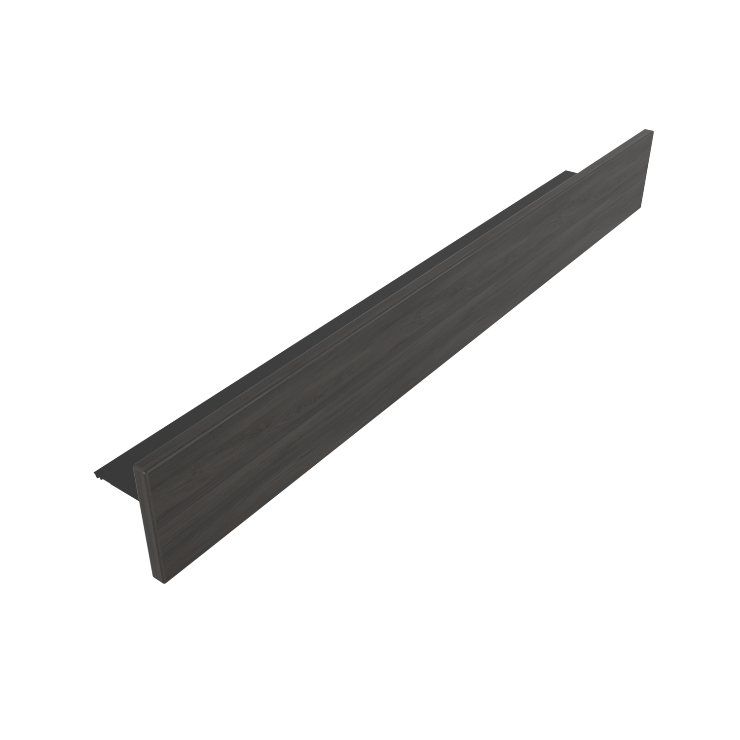 Front Vägghylla Sv/Sv 80 B: 800 mm, Svart Ask