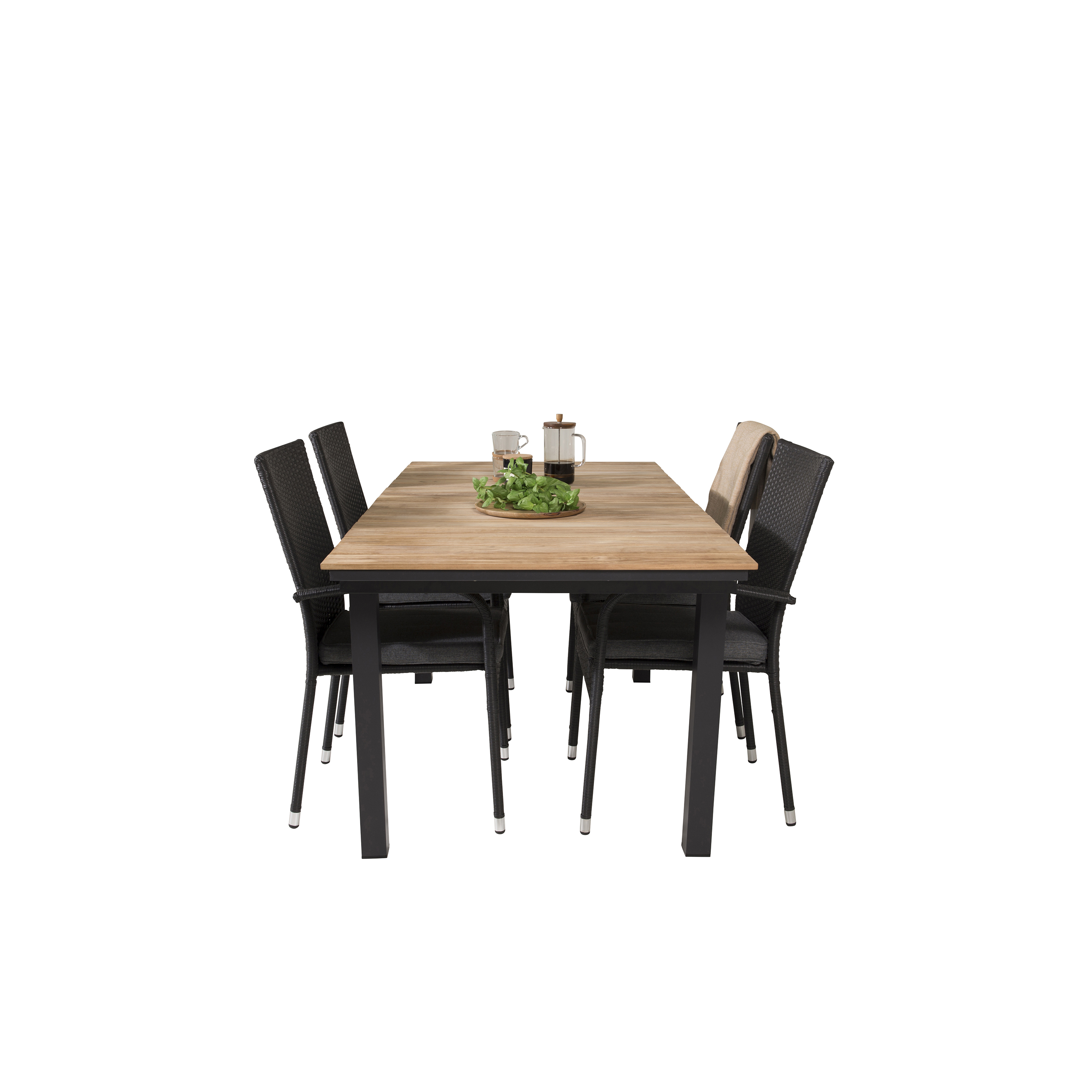 Matgrupp Venture Home Meya 160/240 med 4 Asta Stolar