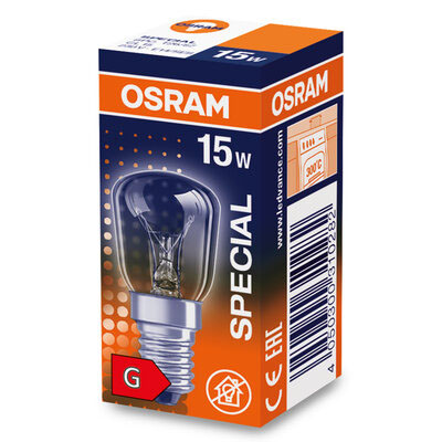 Glödlampa Osram Special Päronlampa 15W E14 Klar