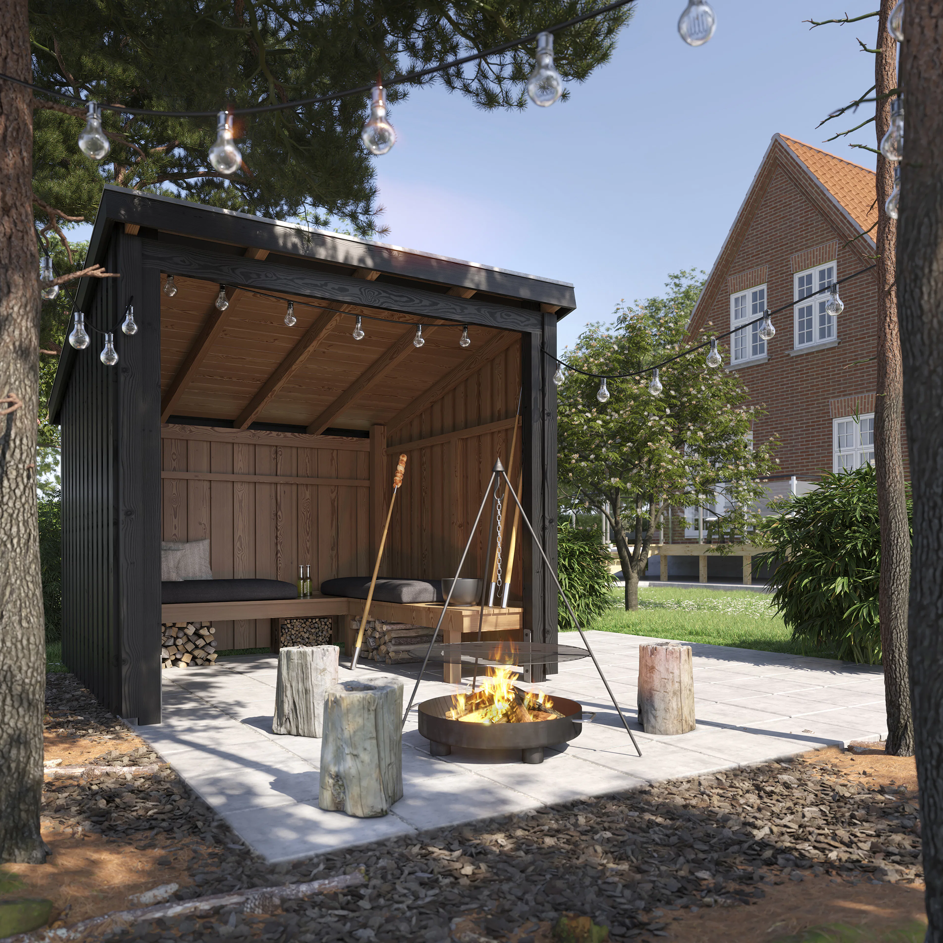 Eldstuga PLUS Nordic 5 m2