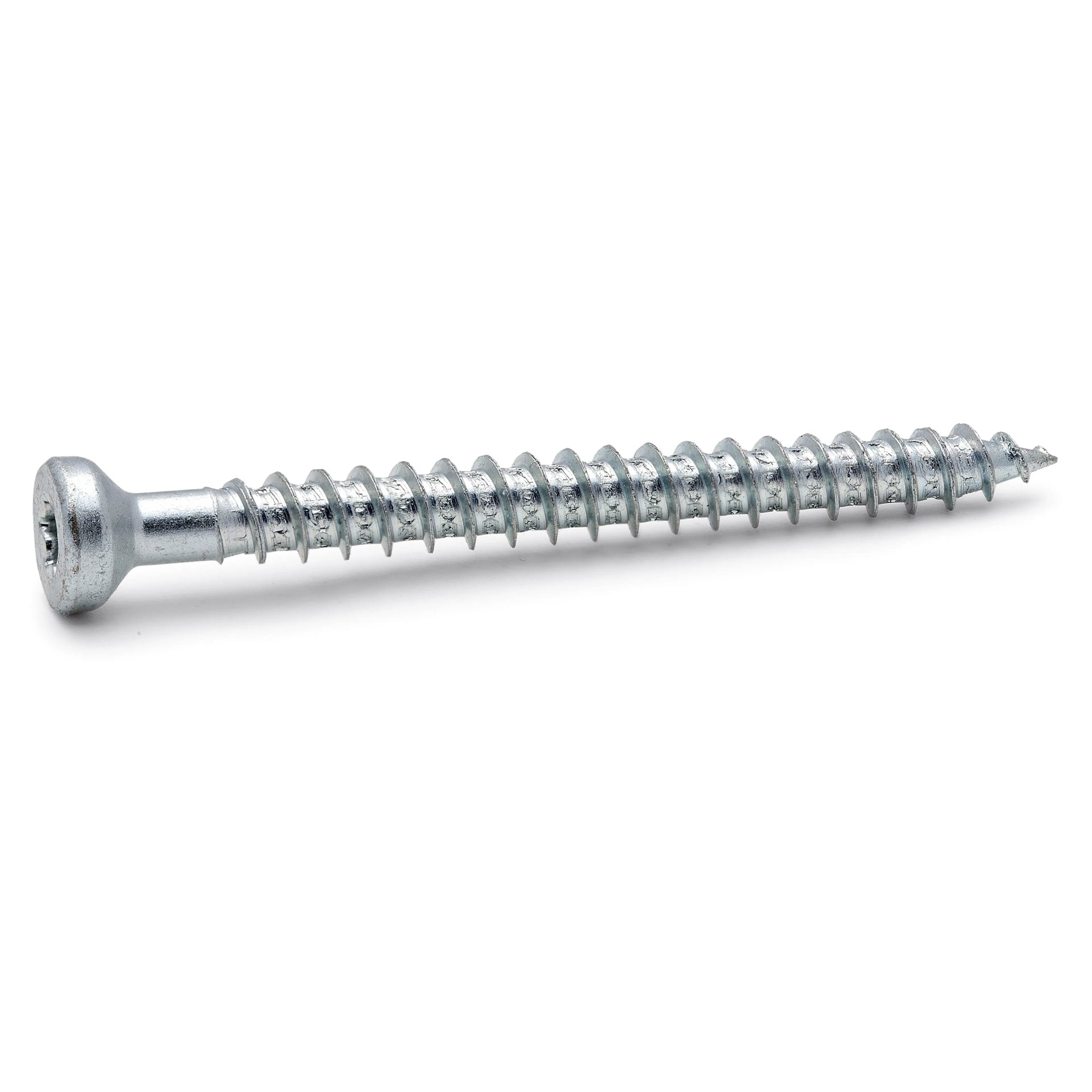 TRÄSKRUV KH 6,0X50 FZB BRK=100 Dimension: 6,0x50 mm, Innehåll: 100 st