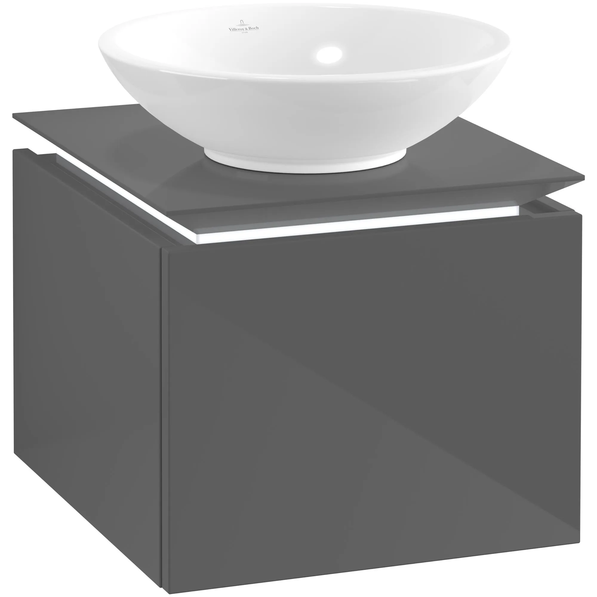 Tvättställsskåp Villeroy & Boch Legato Kompakt 450 med 1 Låda för Ytmonterat Tvättställ