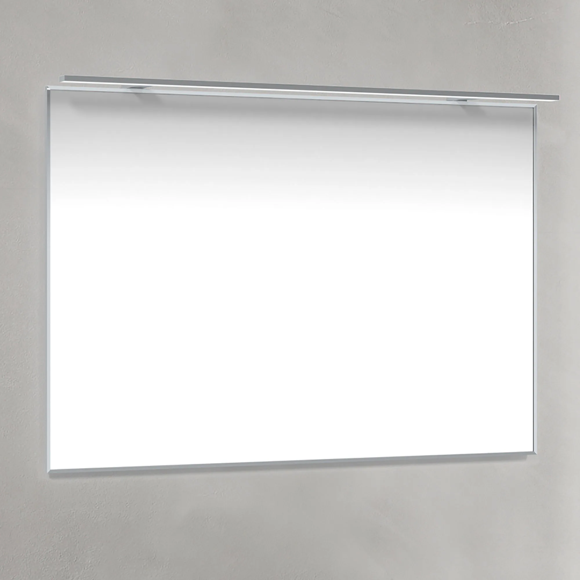 Spegel 100x70 Kr-Ram R-LED Bredd: 1000 mm