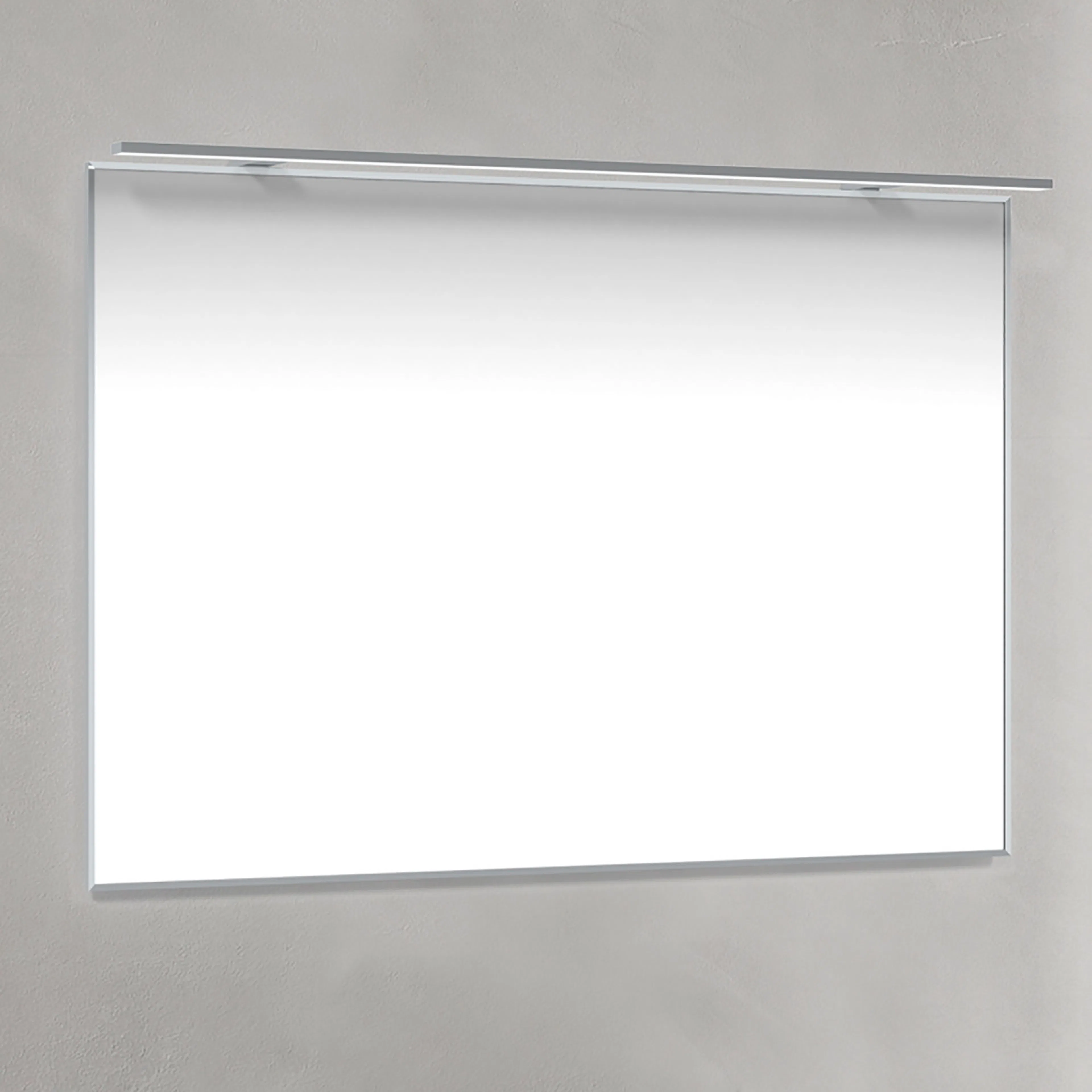 Spegel 100x70  Kr-Ram R-LED Bredd: 1000 mm