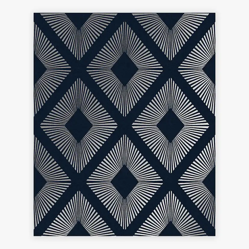 Tapet NEXT Deco Triangle Navy