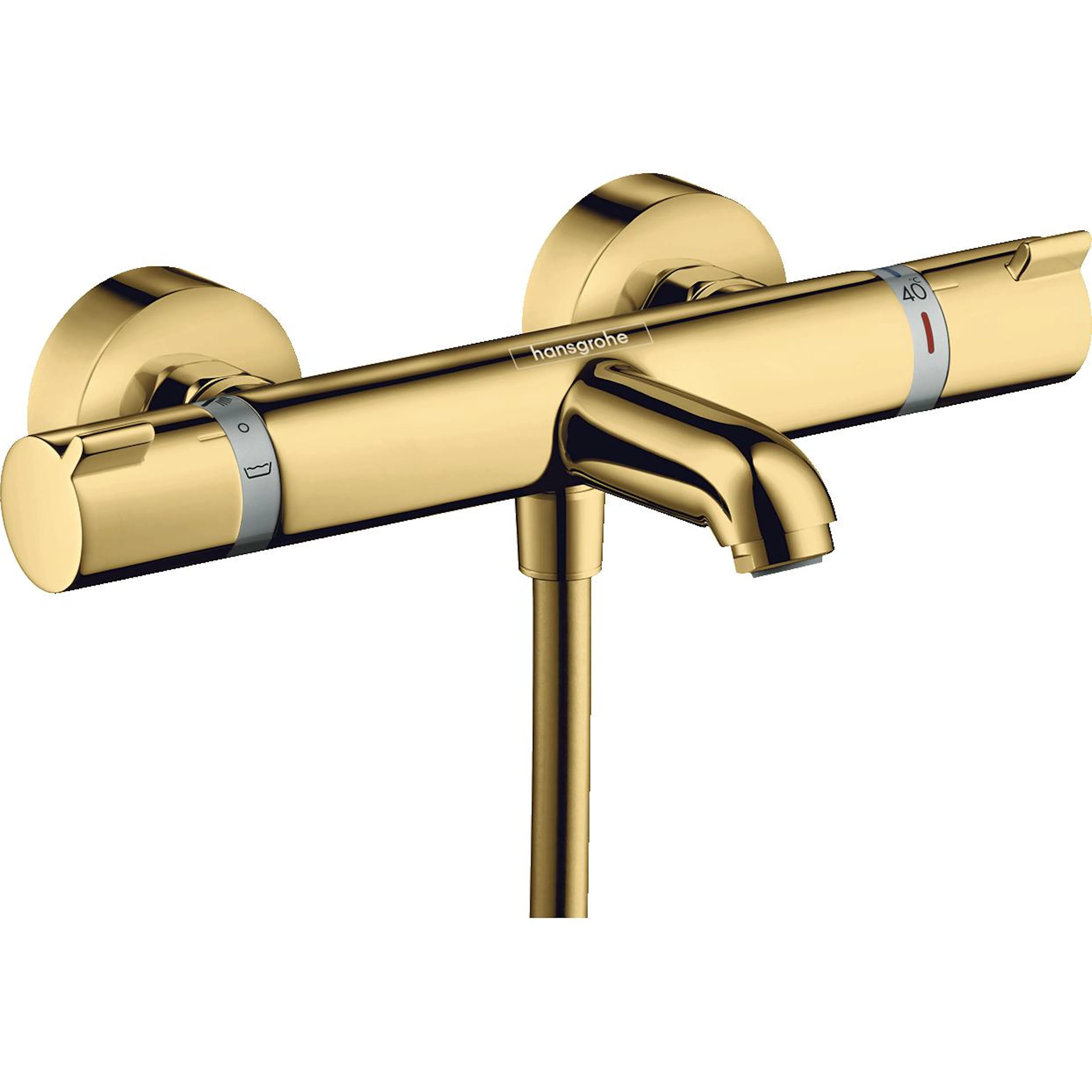 Ecostat Comfort kar-/duschtermostat 150cc Polerad Guld, 150 cc