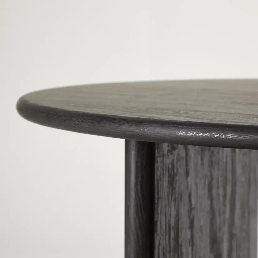 Björholmen Dining Table ⌀120 - Black / FSC 100% Vittvätt