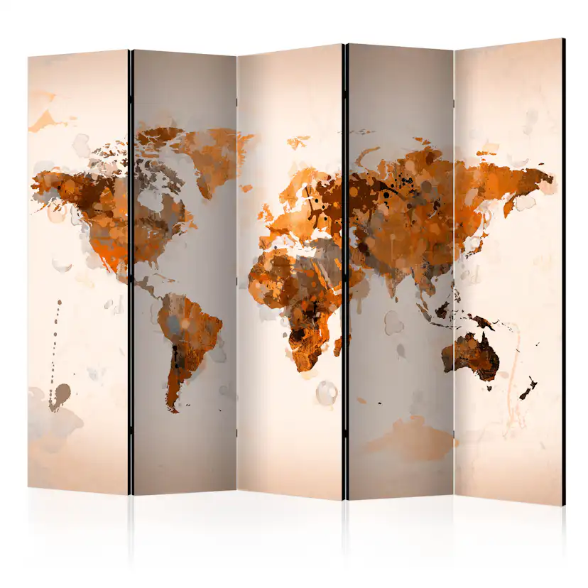 Rumsavdelare Arkiio World in Brown Shades II 225x172 cm