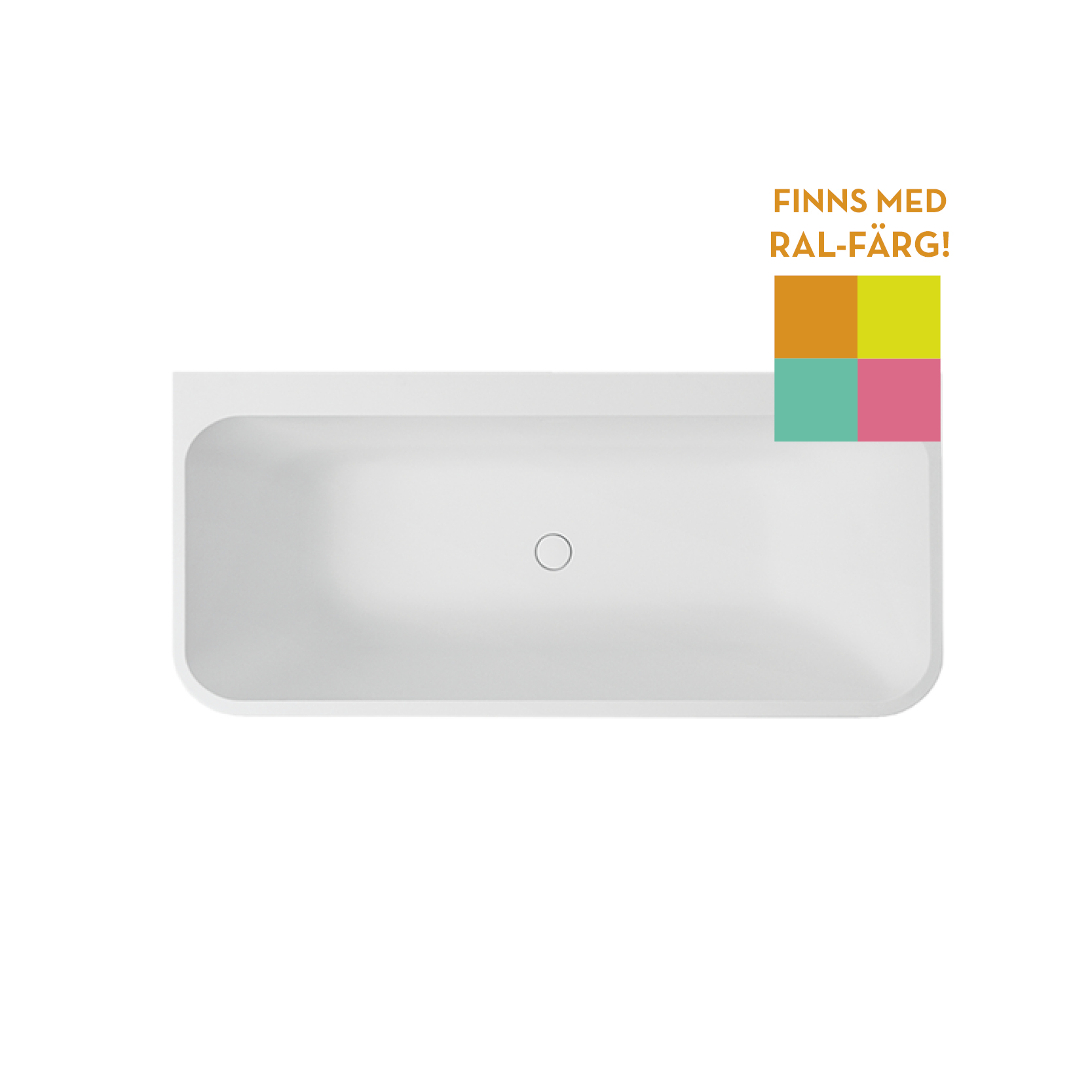 Badkar Swebad Slite Solid Surface