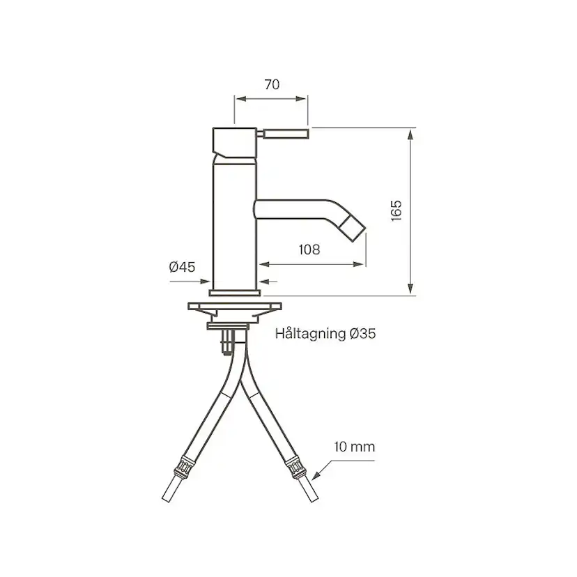 Tvättställsblandare Tapwell EVO EVM 071