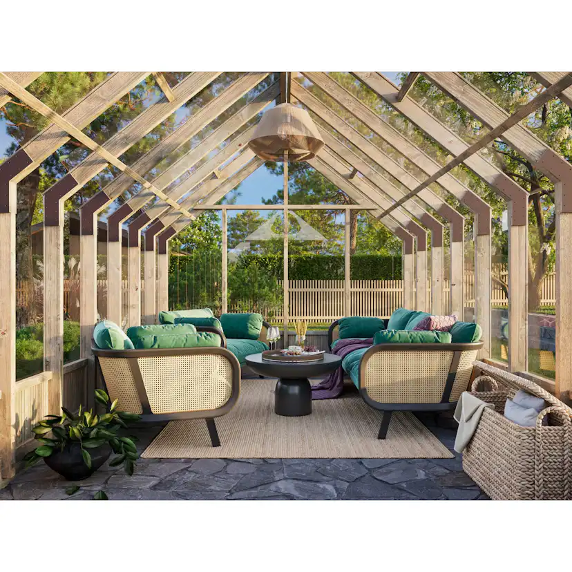 Växthus Palmako Emilia 14,5 m2