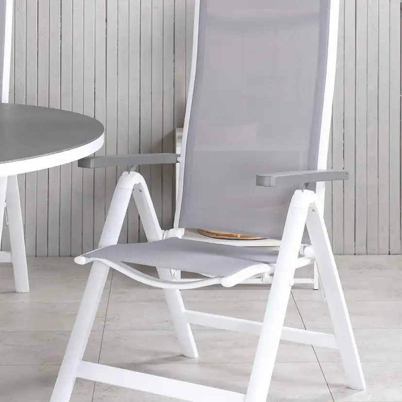 Matgrupp Venture Home Copacabana med 4 Aleyna Positionsstolar