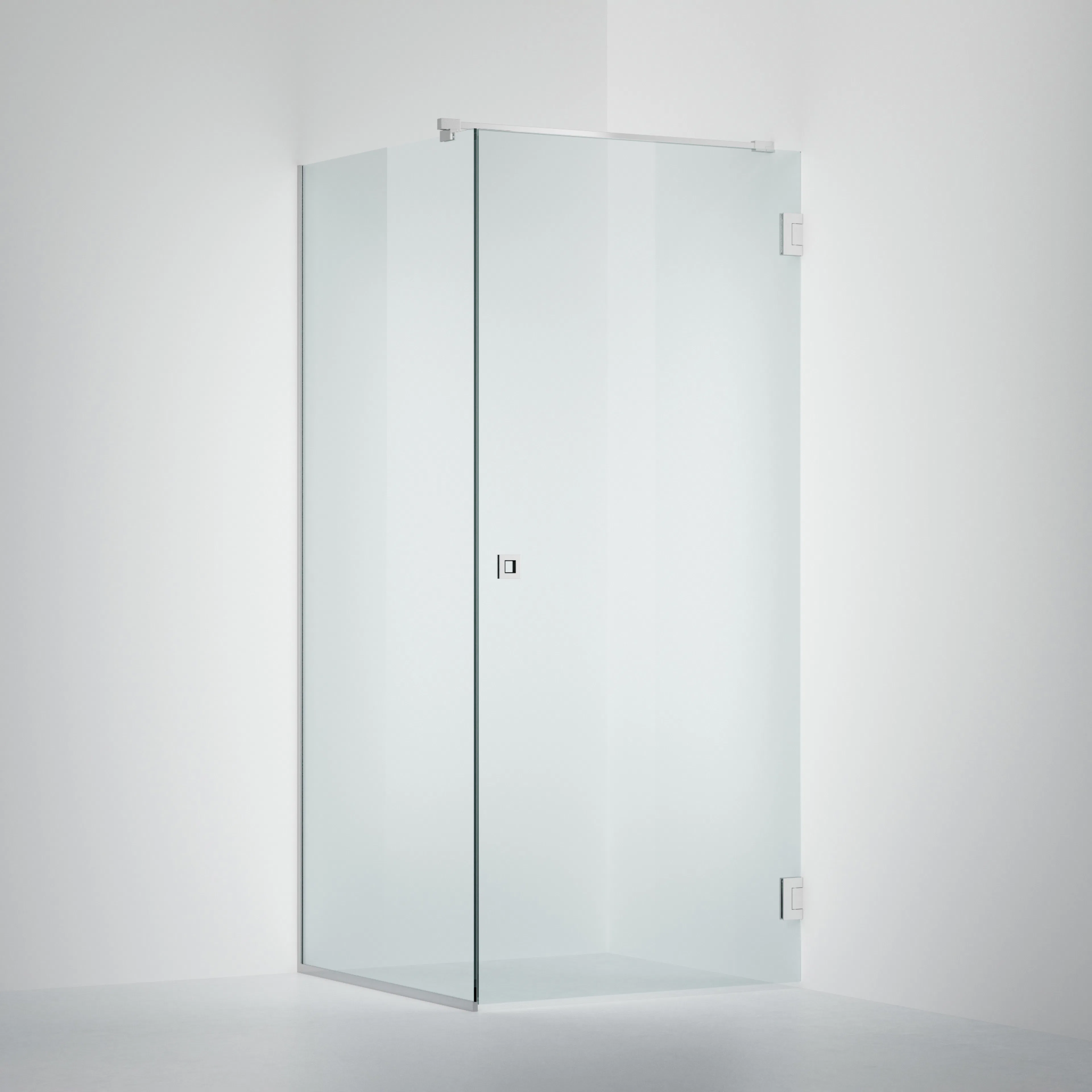 Duschvägg INR Arc 13 Frame 900x900 mm Timeless, Polished BxH:900x900mm, Yta: Blankpolerad, Färg Profil: Krom, Klarglas Timeless
