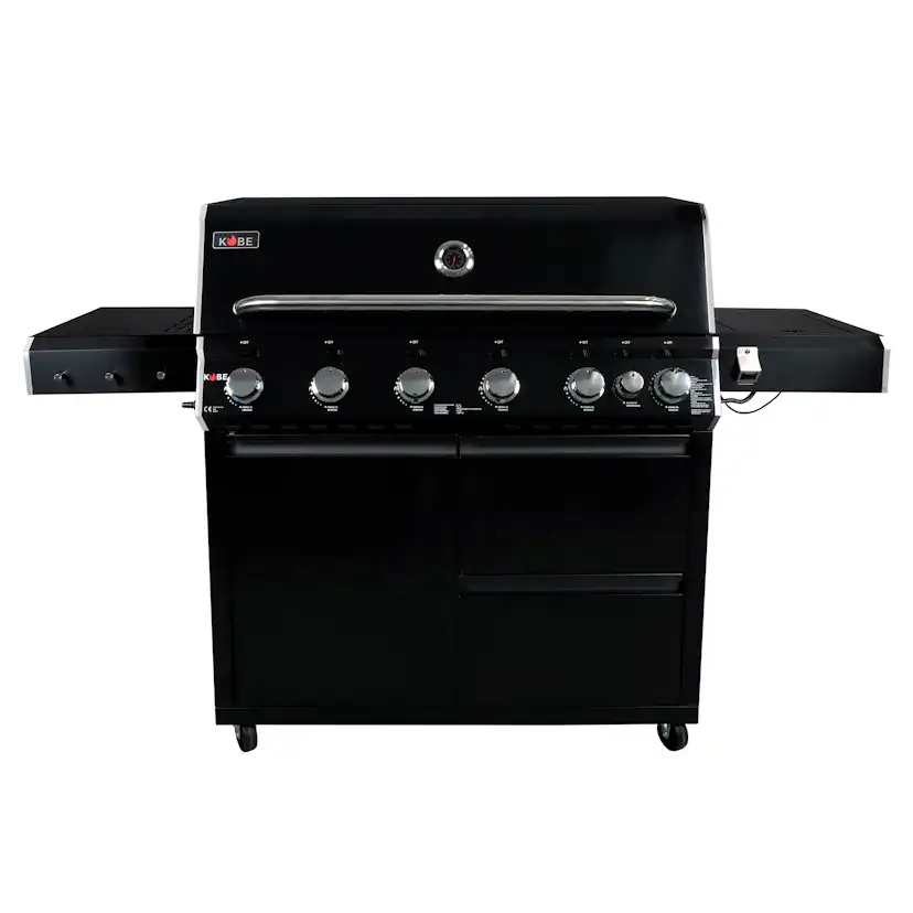 Gasolgrill Kobe Premium 6+1 Svart