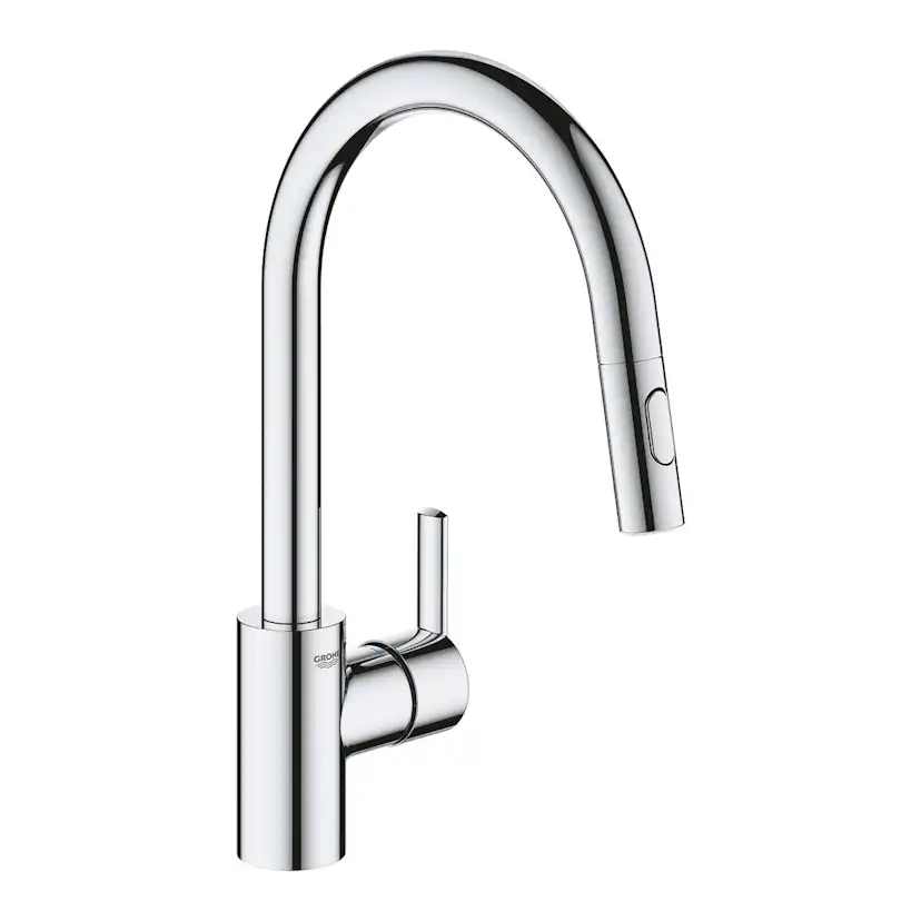 Köksblandare Grohe Feel Hög Engreppsblandare Krom med Svängbar Pip & Quickfix