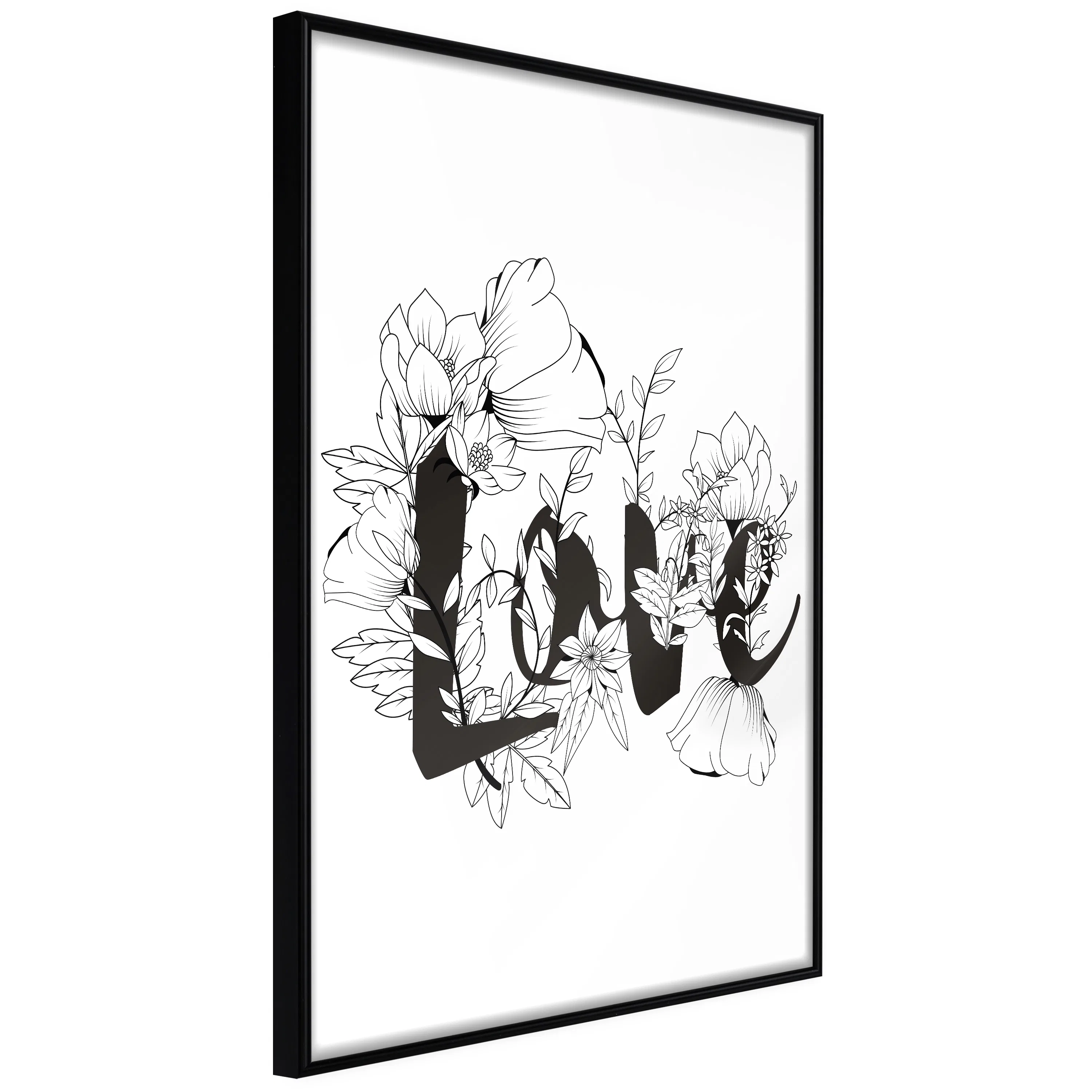 Poster Artgeist Affisch Love With Flowers