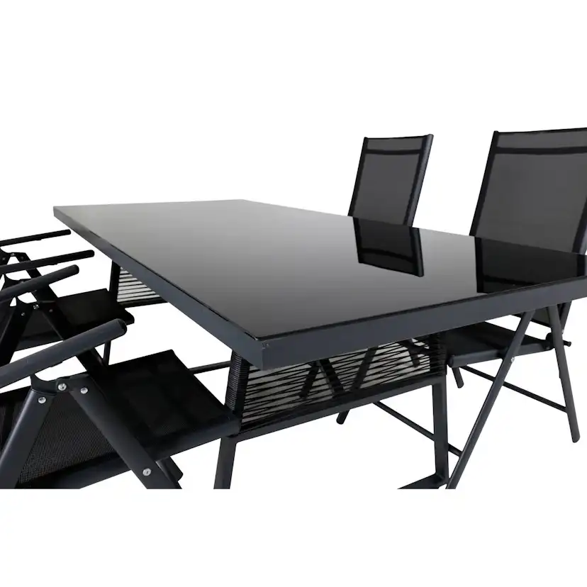 Matgrupp Venture Home Dallas Matgrupp Utomhus 193cm med 4 Break Positionsstolar