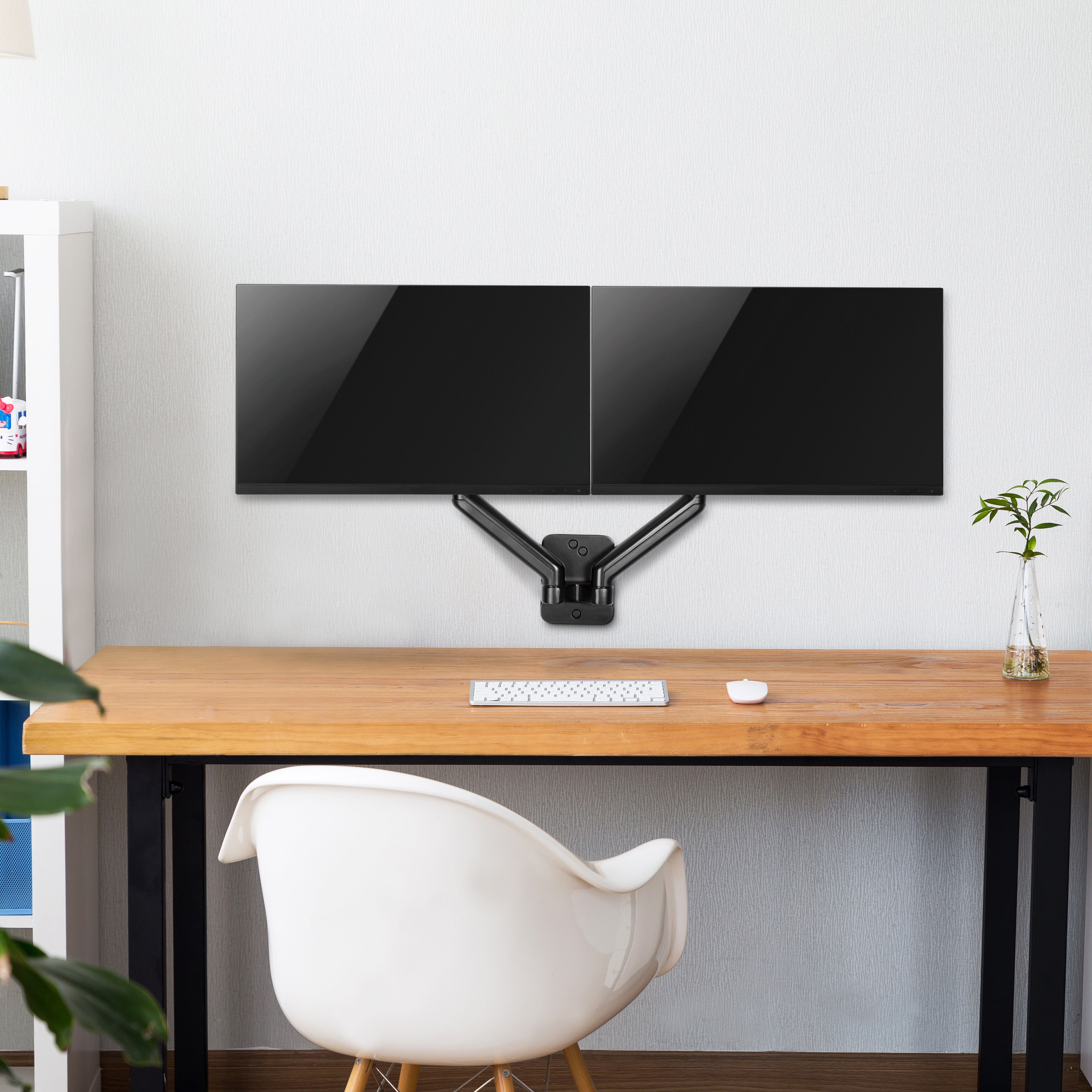 Monitorarm LogiLink Väggfäste 17-32 tum Dubbel Gasfjädrad