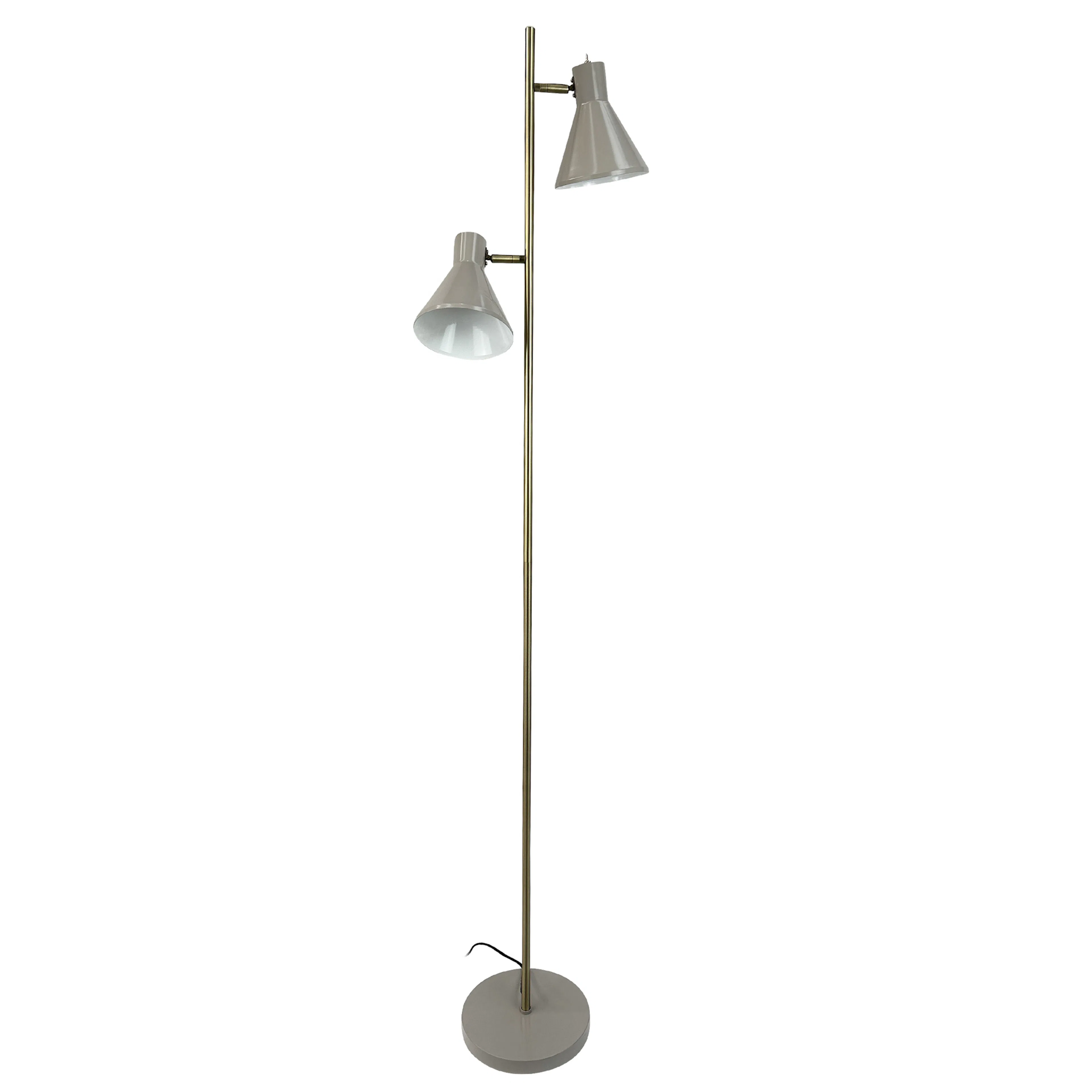 Golvlampa Dyberg Larsen Sleep Beige/Mässing