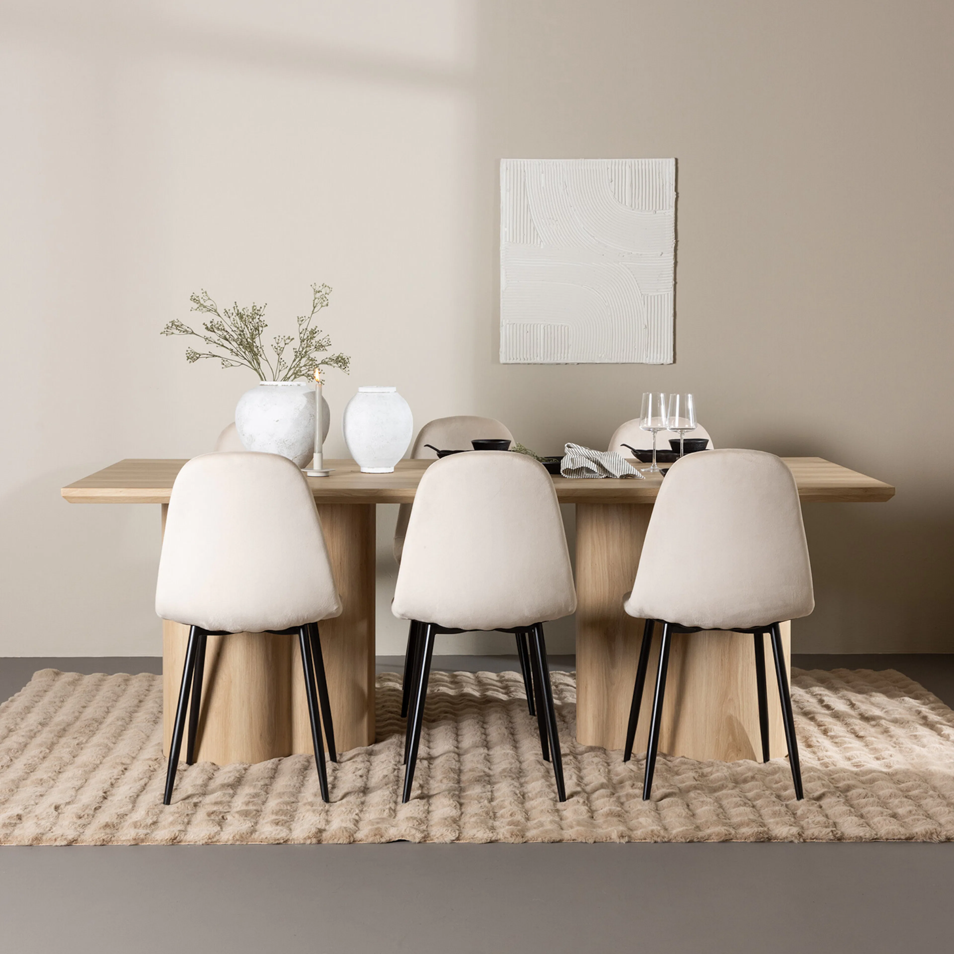 Vittvätt/Beige