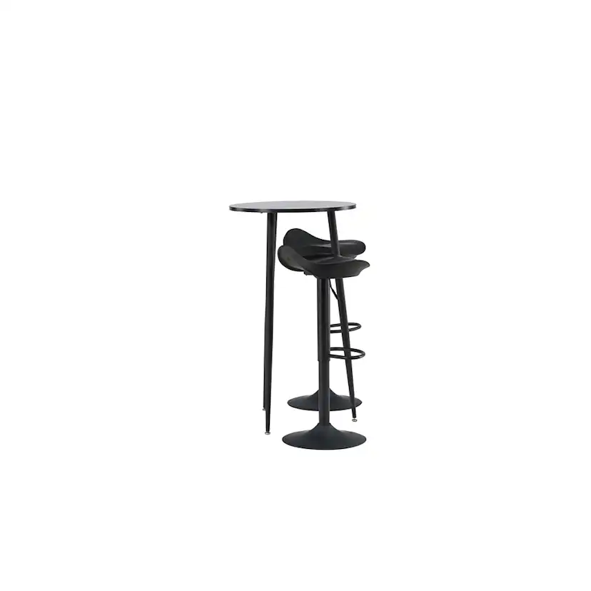 Matgrupp Venture Home Plaza Ø 60 cm med 2 Adesto Stolar
